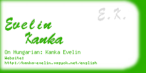 evelin kanka business card